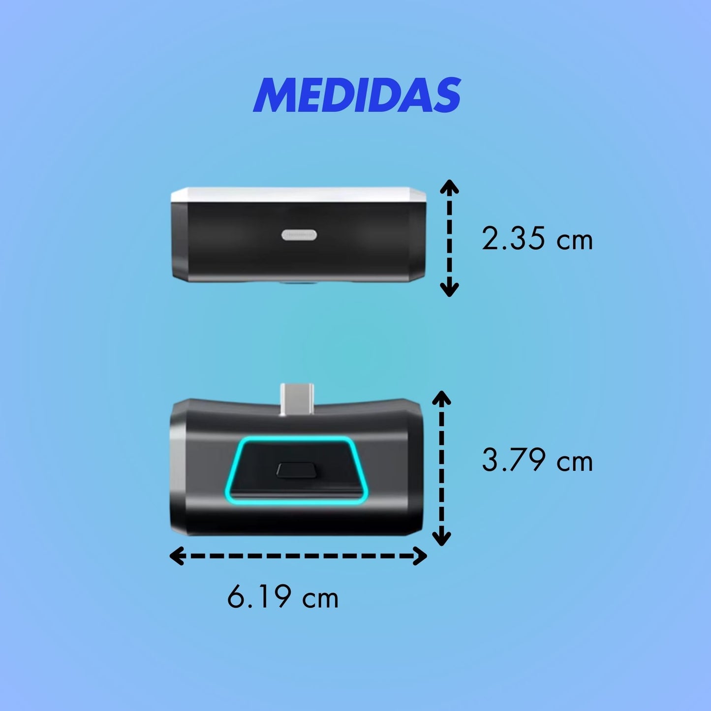 Cargador inalámbrico mando PS5