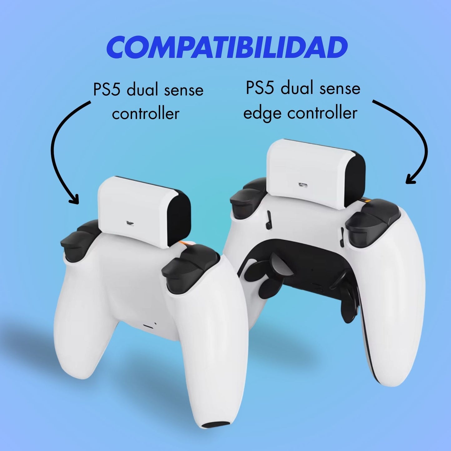 Cargador inalámbrico mando PS5