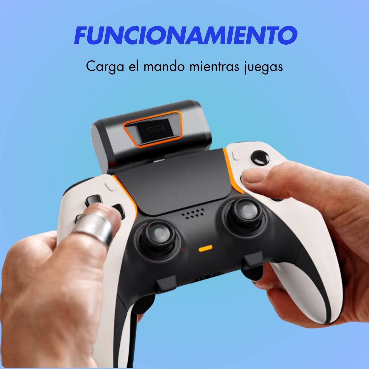 Cargador inalámbrico mando PS5